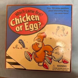 NEW Which Came First? Chicken or Egg Board Game 300 Trivia Questions Family Fun